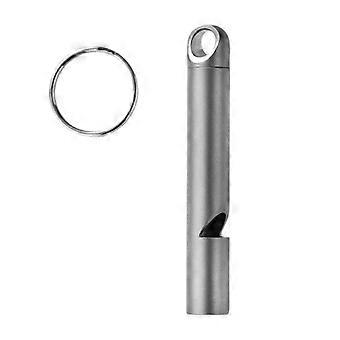 Portable Whistles Louds Emergencies Whistles With Keyring Training Whistles for Outdoor Hiking Camping Exploring Multicolor