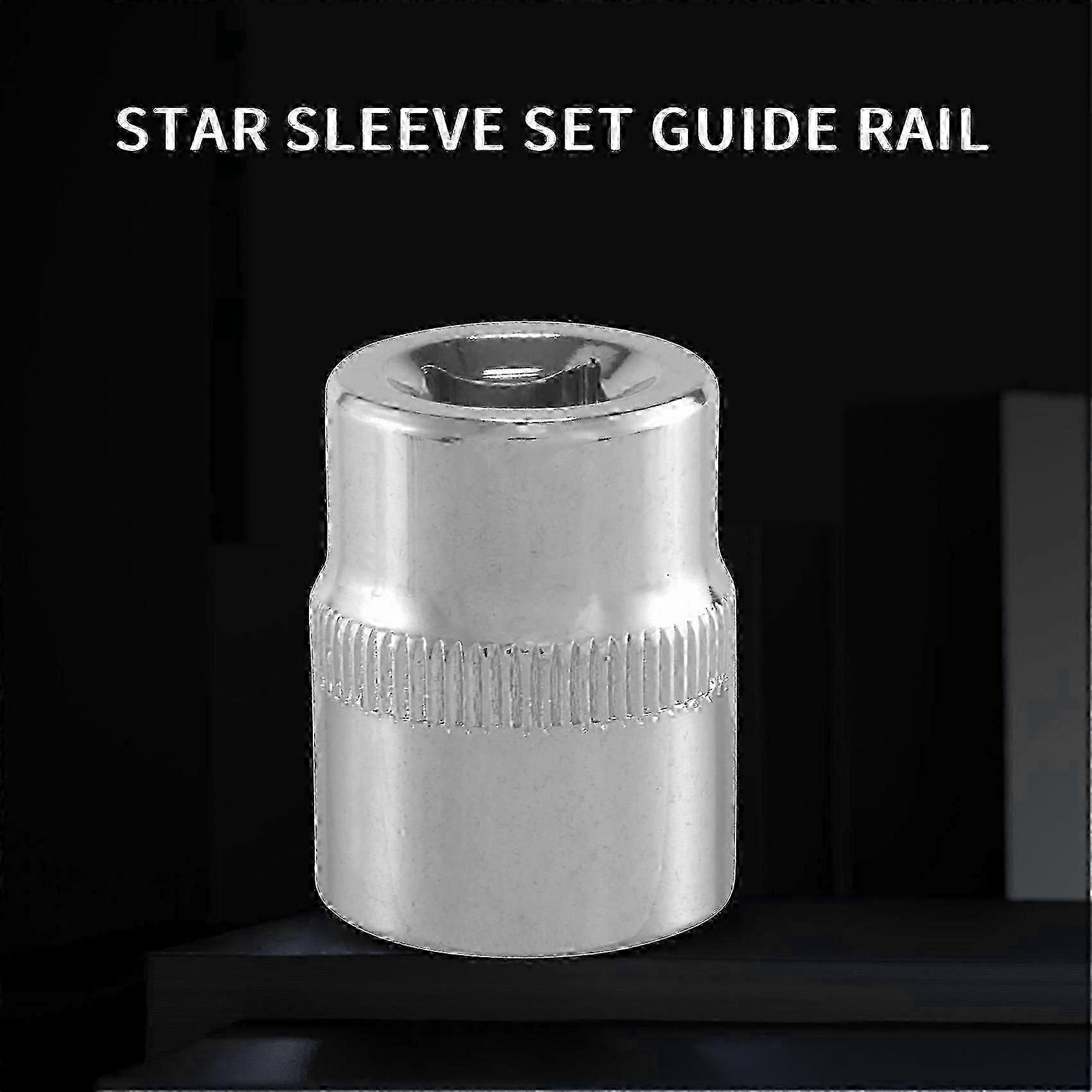 11Pc Female E Torx Star Socket Set Rail E4 - E20 External Star Torque Socket Set js  A-S