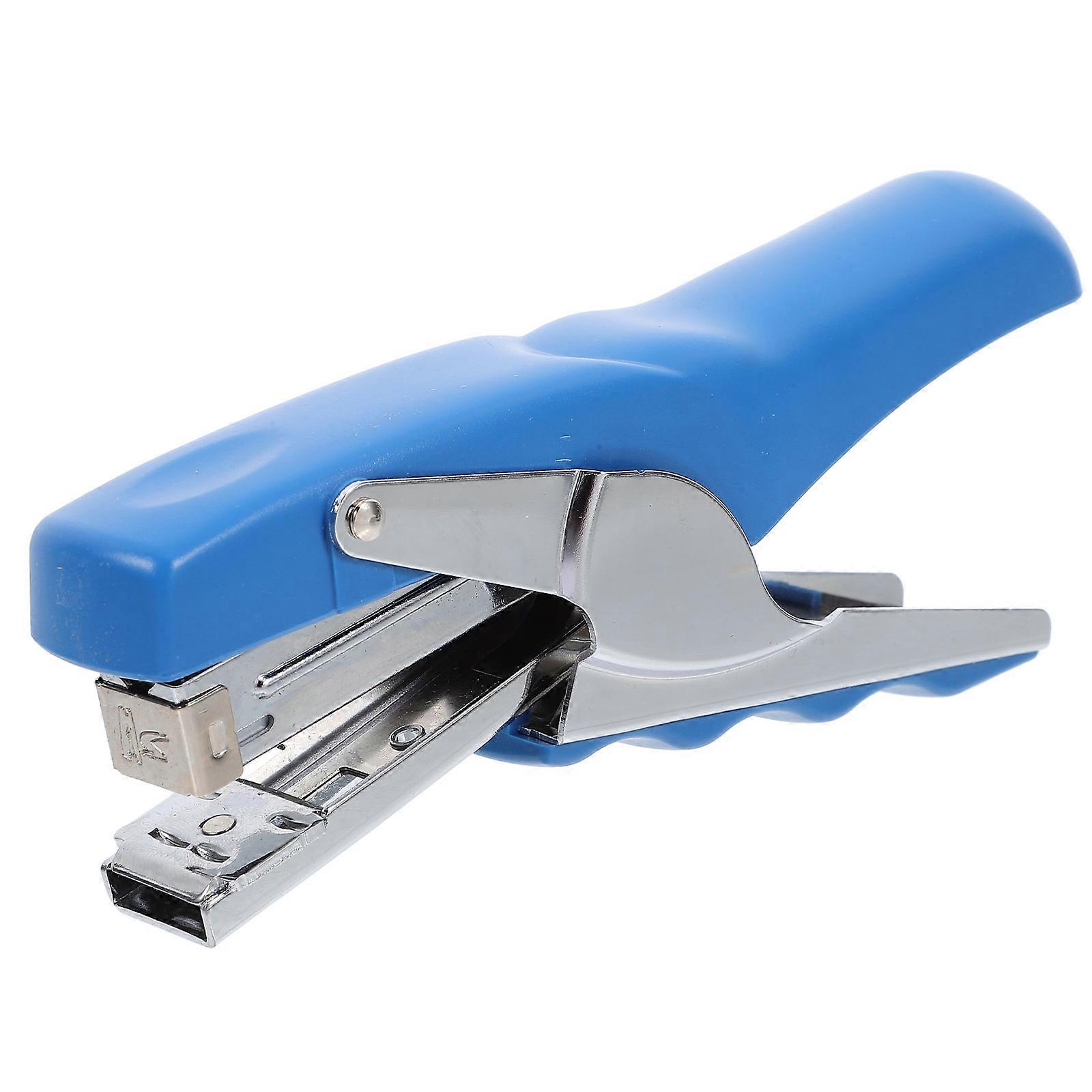 Handheld Stapler Tool for Daily Use Files Stapling Tool Classroom Blue