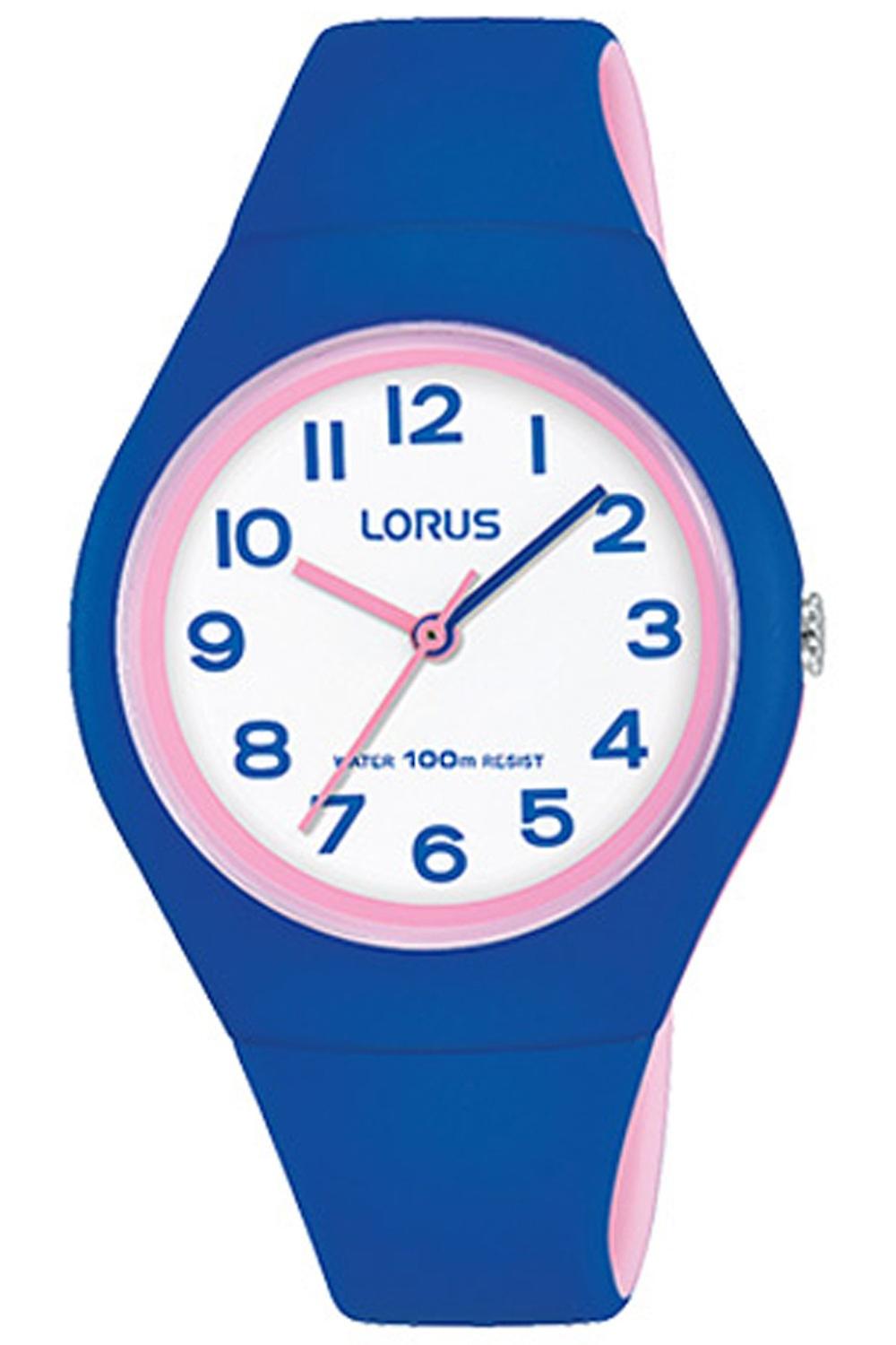 Lorus kids Quartz Analog Child Watch with RRX01GX9 Polyurethane Bracelet