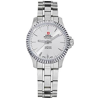 Swiss Military Quartz Analog Woman Watch with SM34020.02 Stainless Steel Bracelet