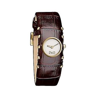 D&g Cottage Quartz Analog Women's Watch with Cowhide Bracelet DW0352