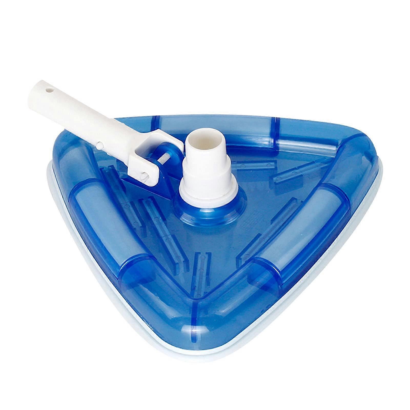 Triangular Pool Vacuum Head for Above Ground and Vinyl Pools, Durable Easy Pool Cleaning Tool (A)