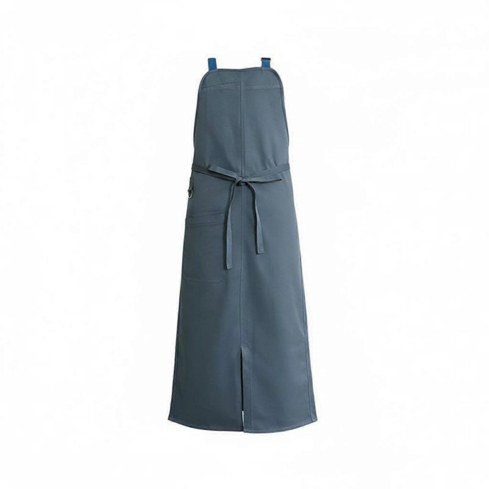 Split-Leg Apron Full Coverage Split Leg Apron Versatile Long Work Smock for