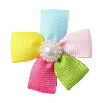 Hårspænde til hundefrisør, blomsterdesign, til små hunderacer. Skånsom mod pelsen, ideel til daglig styling og festlige lejligheder for små hunde og andre kæledyr.