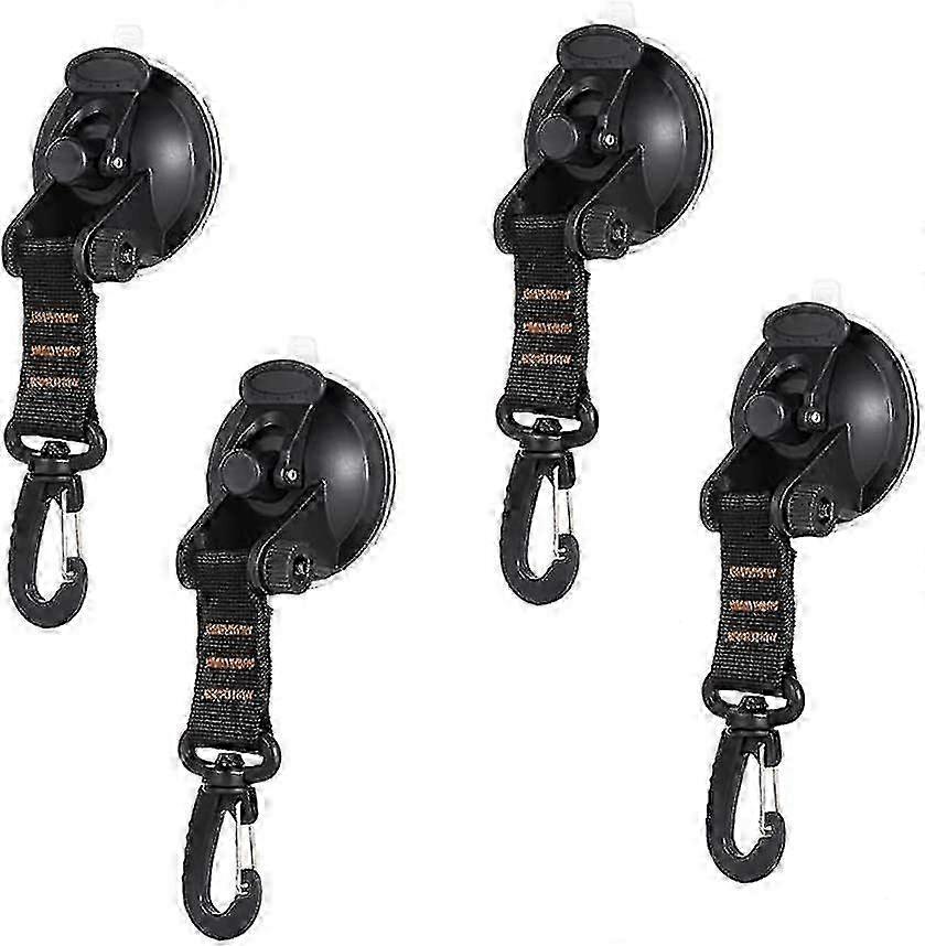 4pcs Smooth-Surface Suction Anchor Kit