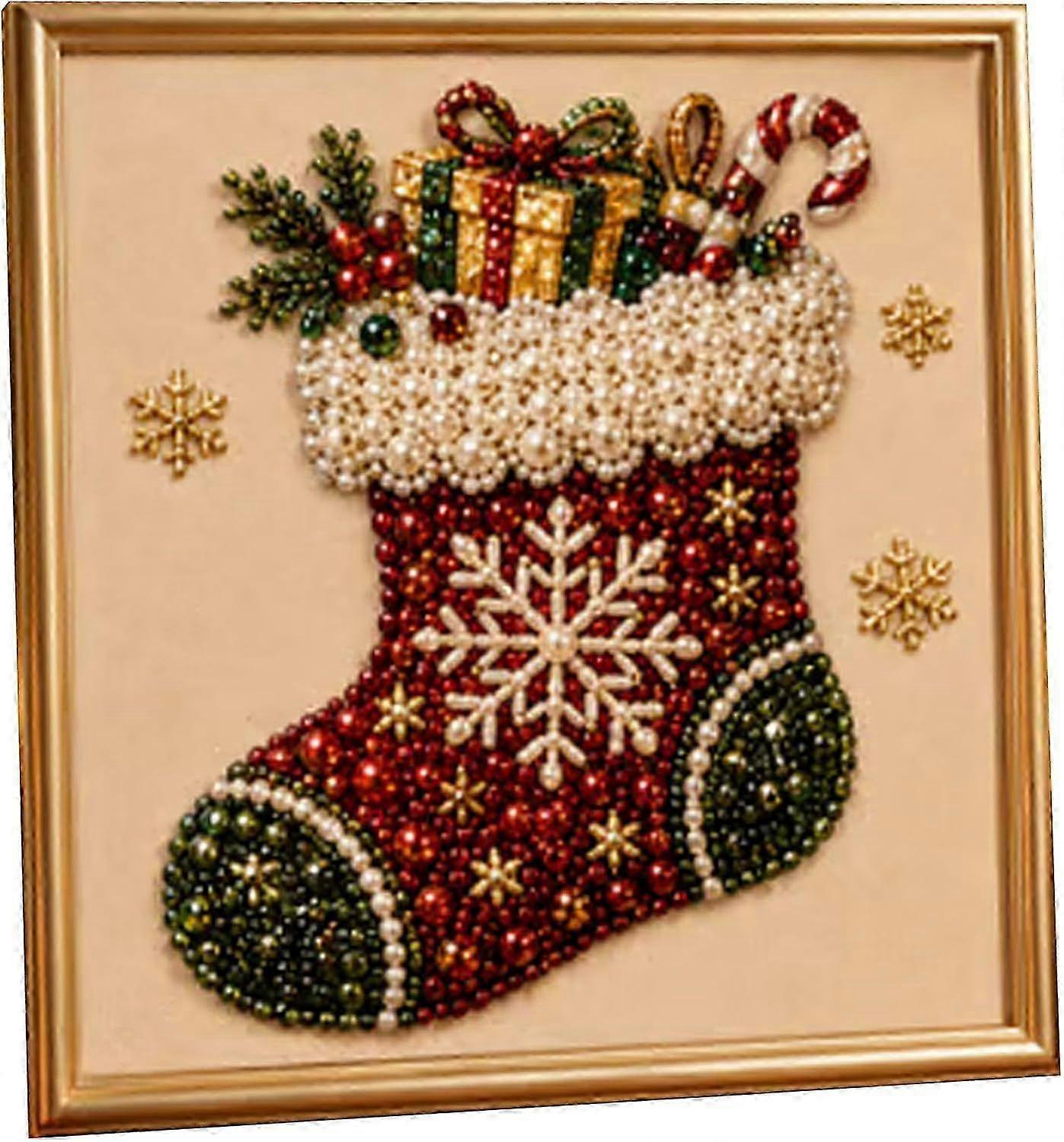 Xmas Pearl Bead Diamond Art Kit