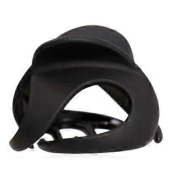 Irregular Shape Elastic Hair Claw PS Pure Color Non-Slip Big Hair Clip Hair Styling Accessories-brnv