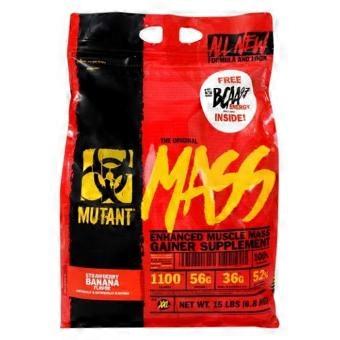 Mutant Mass Weight Gainer Protein Powder Strawberry Banana, 15 Lbs (Pack of 1)