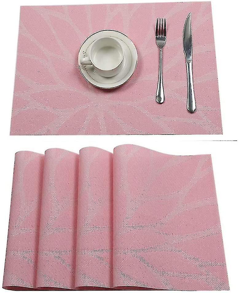 Placemats Antislip Heat Resistant Kitchen Dining Table Placemats Easy Clean Kitchen Table Mats
