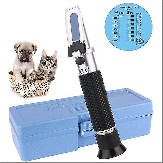 Refractometer Pet Urine Specific Handheld Serum Plasmtein Hemoglobin Er Refractometer