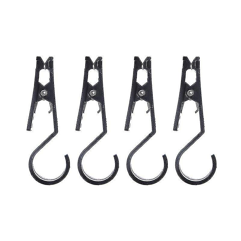 4pcs屋外テント防水シートクリップフックラックポータブルマルチツールテントネイルキャンプアクセサリー