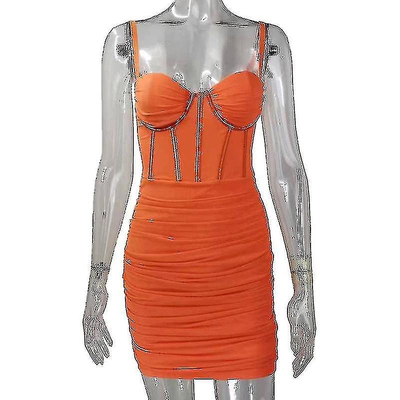 נשים סקסי Bodycon שמלה מחוך מחוך מחוך קלע מיני שמלה נשים ערב לילה מועדון בגדים-wtake