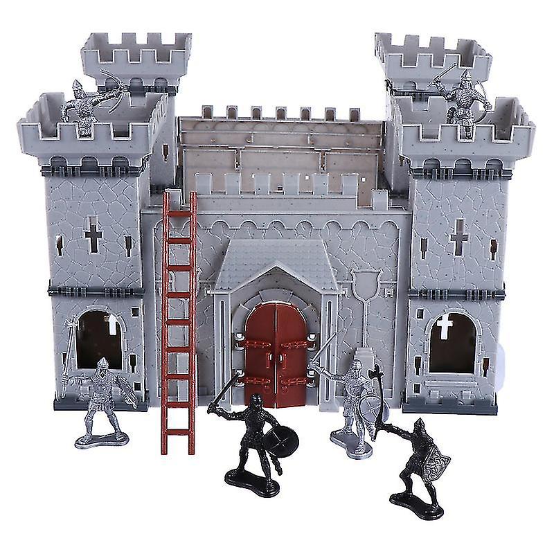 36X25.5 Cm Assorted Color Pretend Professions & Role Playing 1 Set Creative Castle Cavalry Soldiers