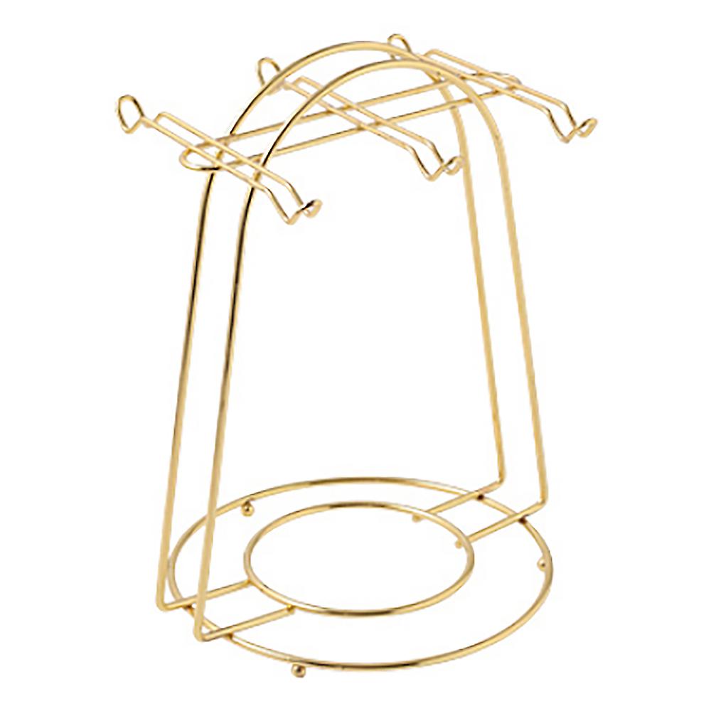 Porta tazze da caffè da tavolo Nordic Home Kitchen, 6 tazze, supporto in metallo dorato, supporto per tazze, scolapiatti Orga