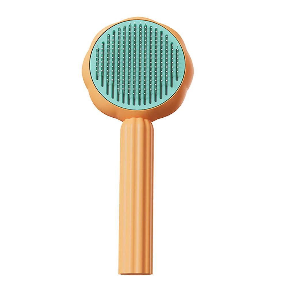 Pet Brush Cleaning Slicker Brush for Shedding Dog Grooming Comb Removes Loose Underlayers and Tangl
