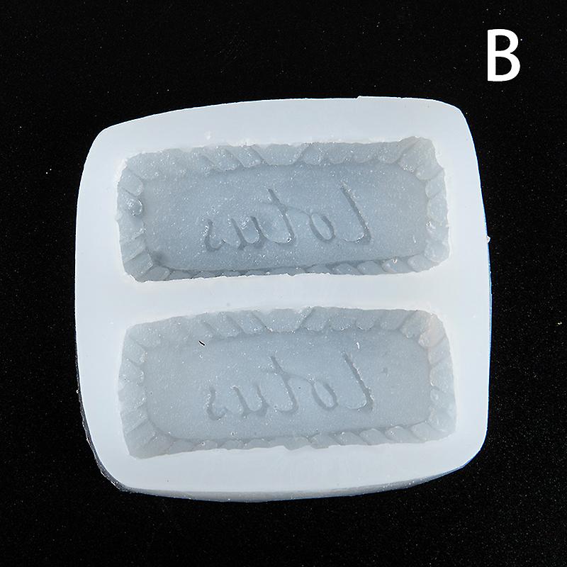 DIY البسكويت الشكل شمعة سيليكون العفن اليدوية بسكويت Chocalate قالب الخبز