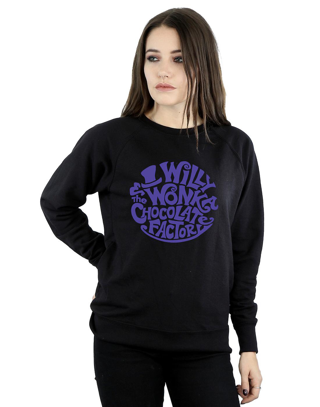 Willy Wonka & The Chocolate Factory Women's Typed Logo Sweatshirt