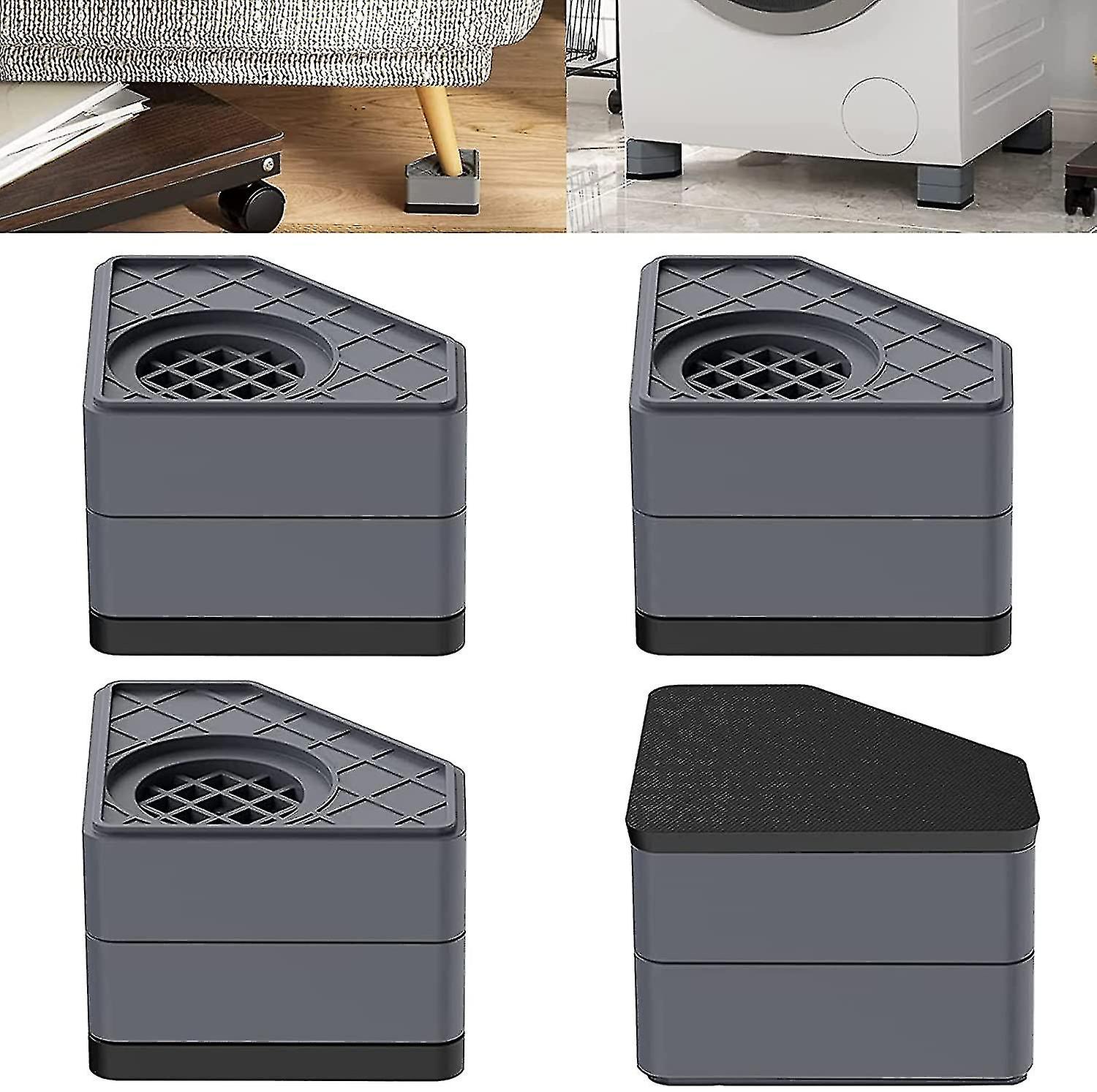 Anti Vibration Pads For Washing Machine, 4 Pcs Washer & Dryer Shock And Noise Cancelling Feet Pads