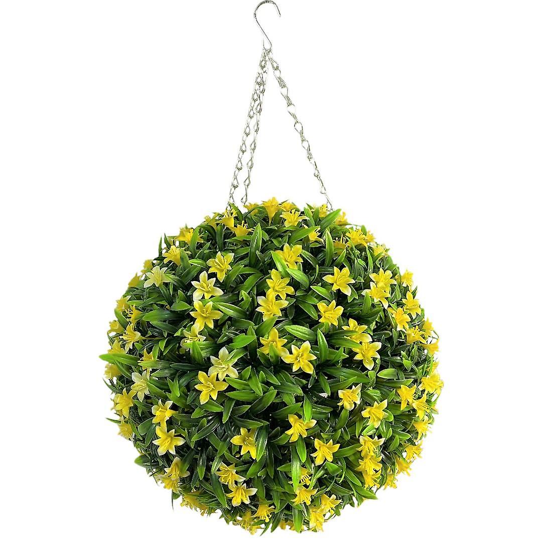 Migliore palla di giglio giallo artificiale da 38 cm