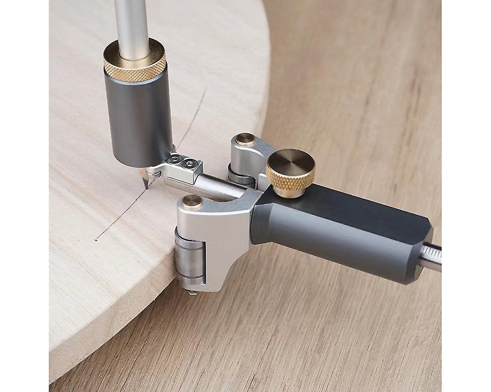 Parallel Marker, Wheel Marking Gauge Linear Arc Scribing Tool Comfort Grip for Woodworking