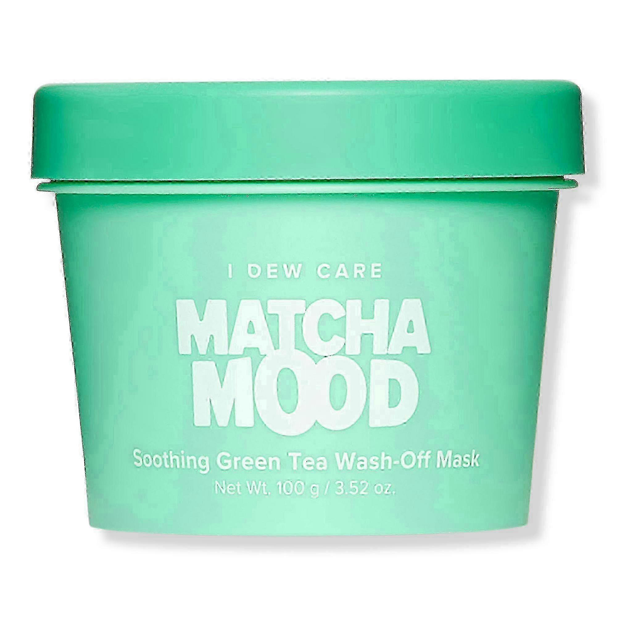 I Dew Care Matcha Mood Soothing Green Tea Wash-off Mask, 3.52 Oz
