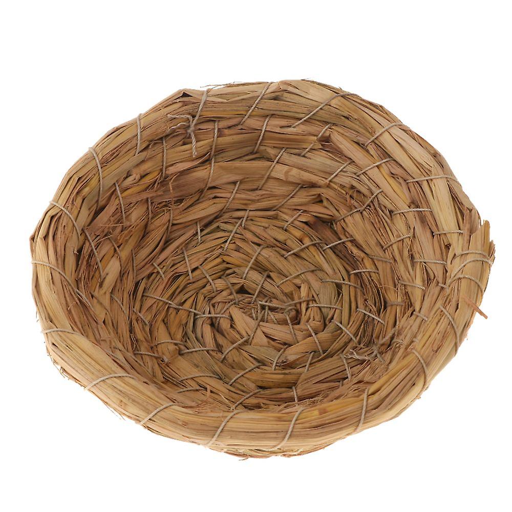 Woven Straw Bird Nest Birdhouse/bed House For Parrot Pigeon