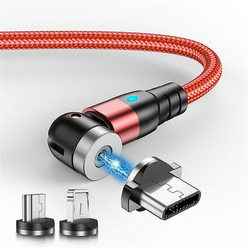 3 In 1 540 Fast Charging Magnetic Cable 3a Usb Phone Charger For Type-c Micro Usb Ios