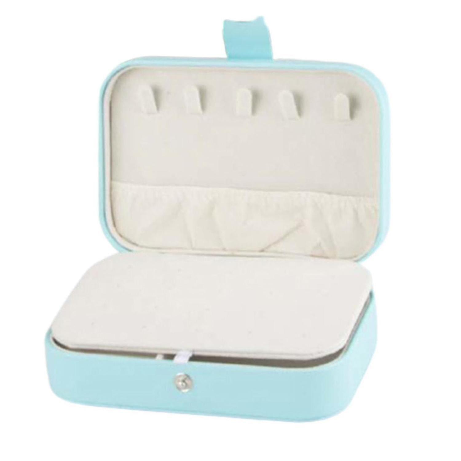 Plastic Storage Box With 2-layers Small Portable Durable Convenience Useful Suit For Earrings Rings