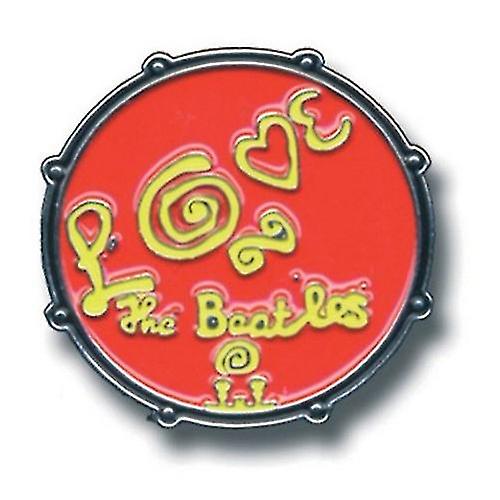 The Beatles Drum Love Badge