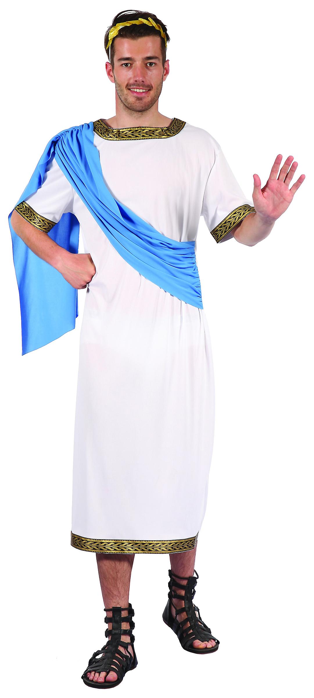 Disguise Greek god blue man