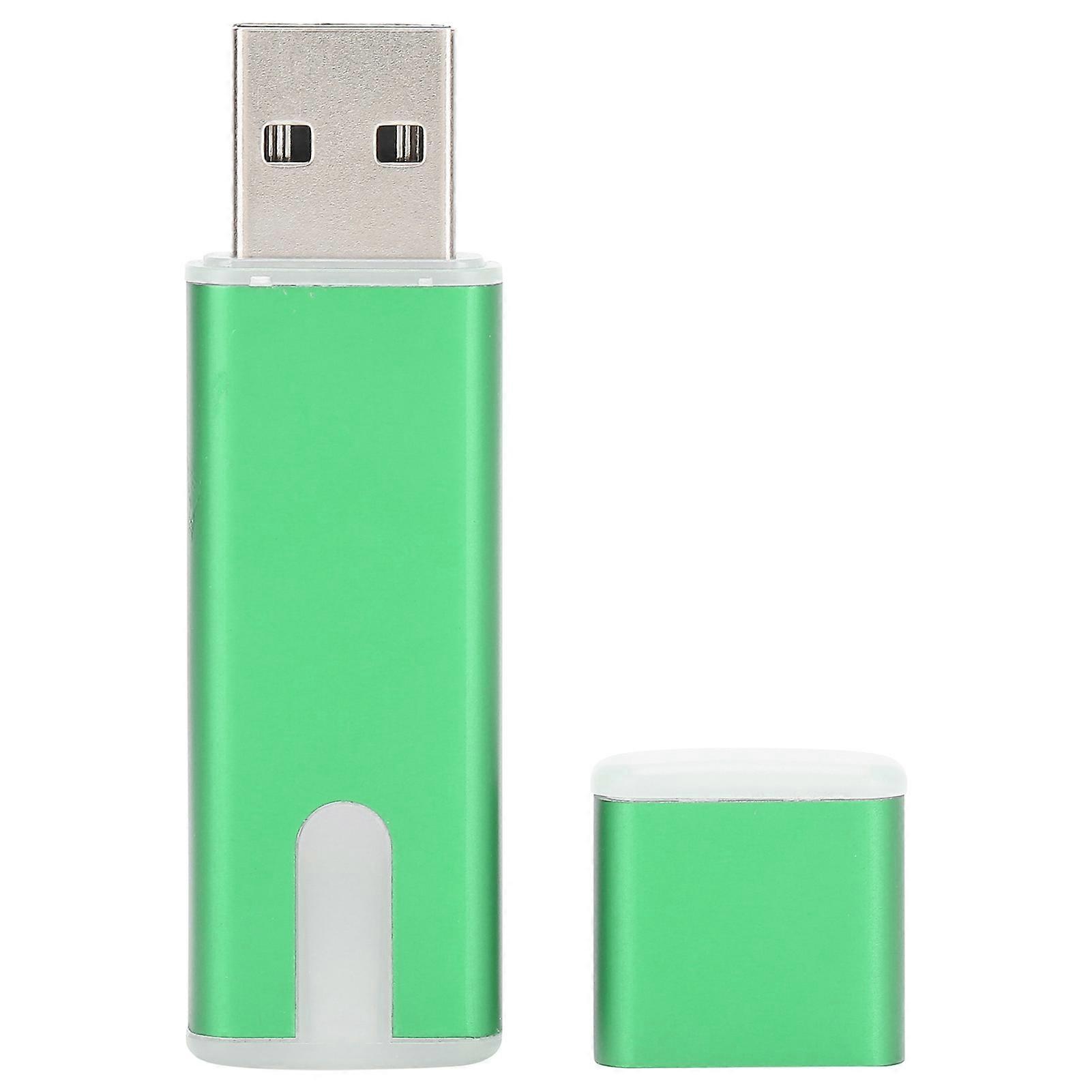 USB Flash Drive U Memory Stick, Mini USB 2.0 Flash Drive, Office Accessory, Green, 32GB