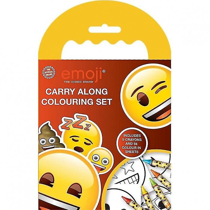 Emoji Carry Along Ensemble de coloriage