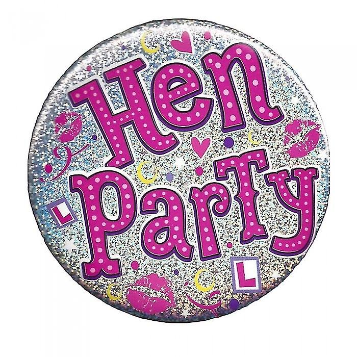 Holographic Hen Night Badge