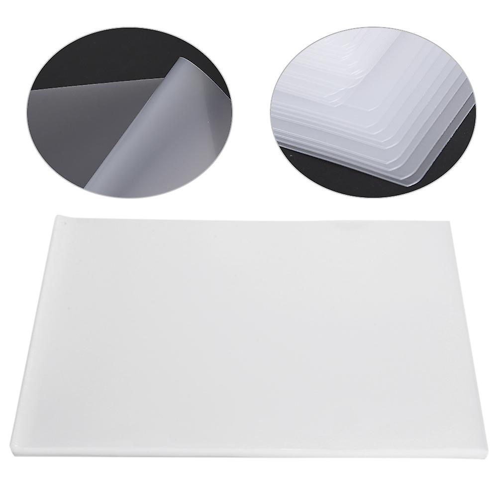 Pack of 30 A4 Clear L-Shaped Files, 2 Pages, A4 Size, 18C Thick