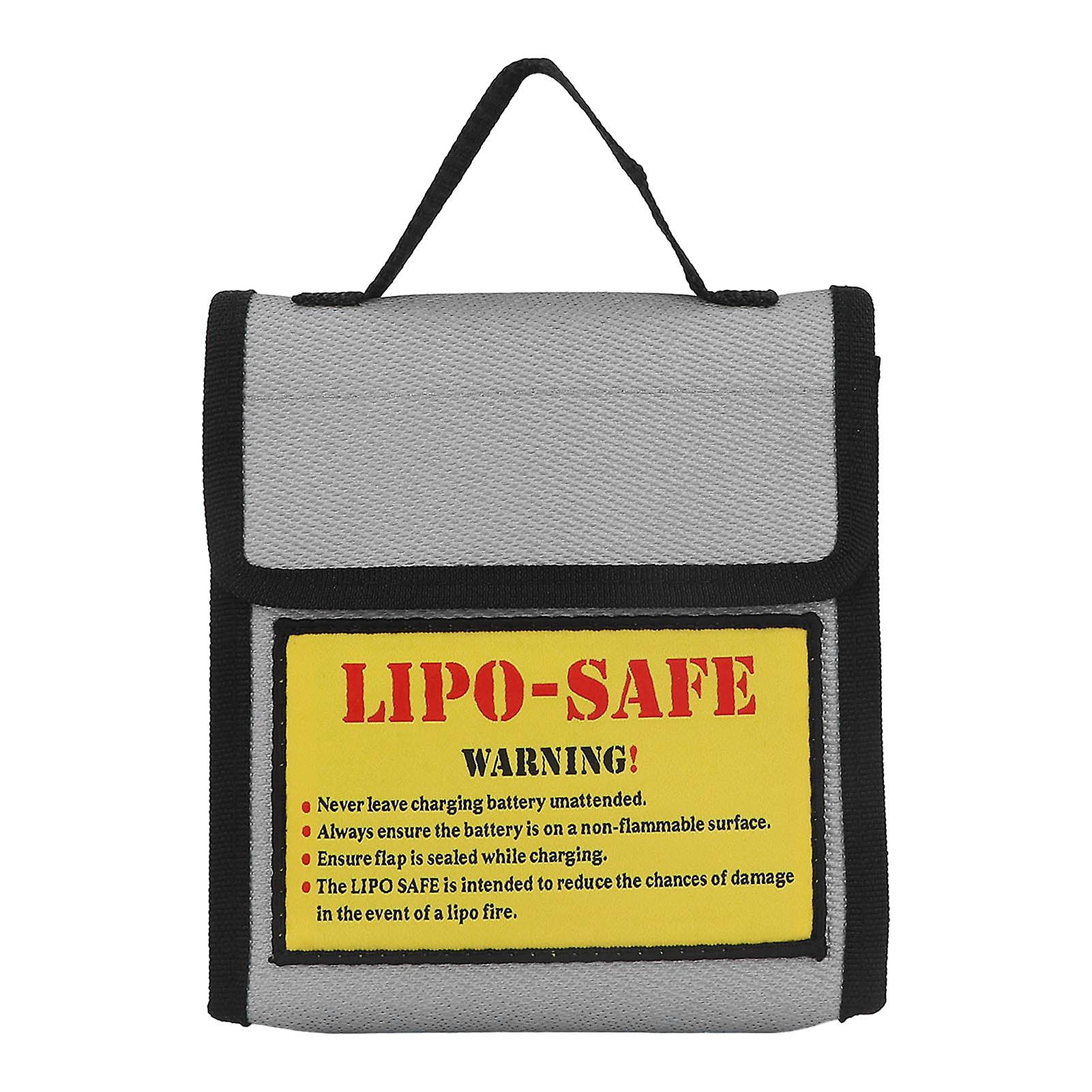 Verdant Touch Battery Safety Bag Lipo Battery Safety Bag, Fireproof Explosion-Proof Battery Guard Sack for Home