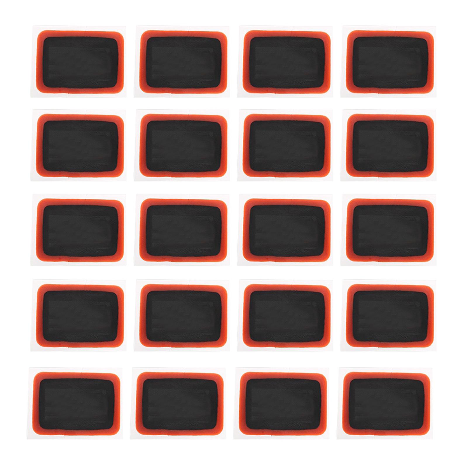20 Pcs Universal Car & Motorcycle Radial Tire Repair Patches 55 x 75mm