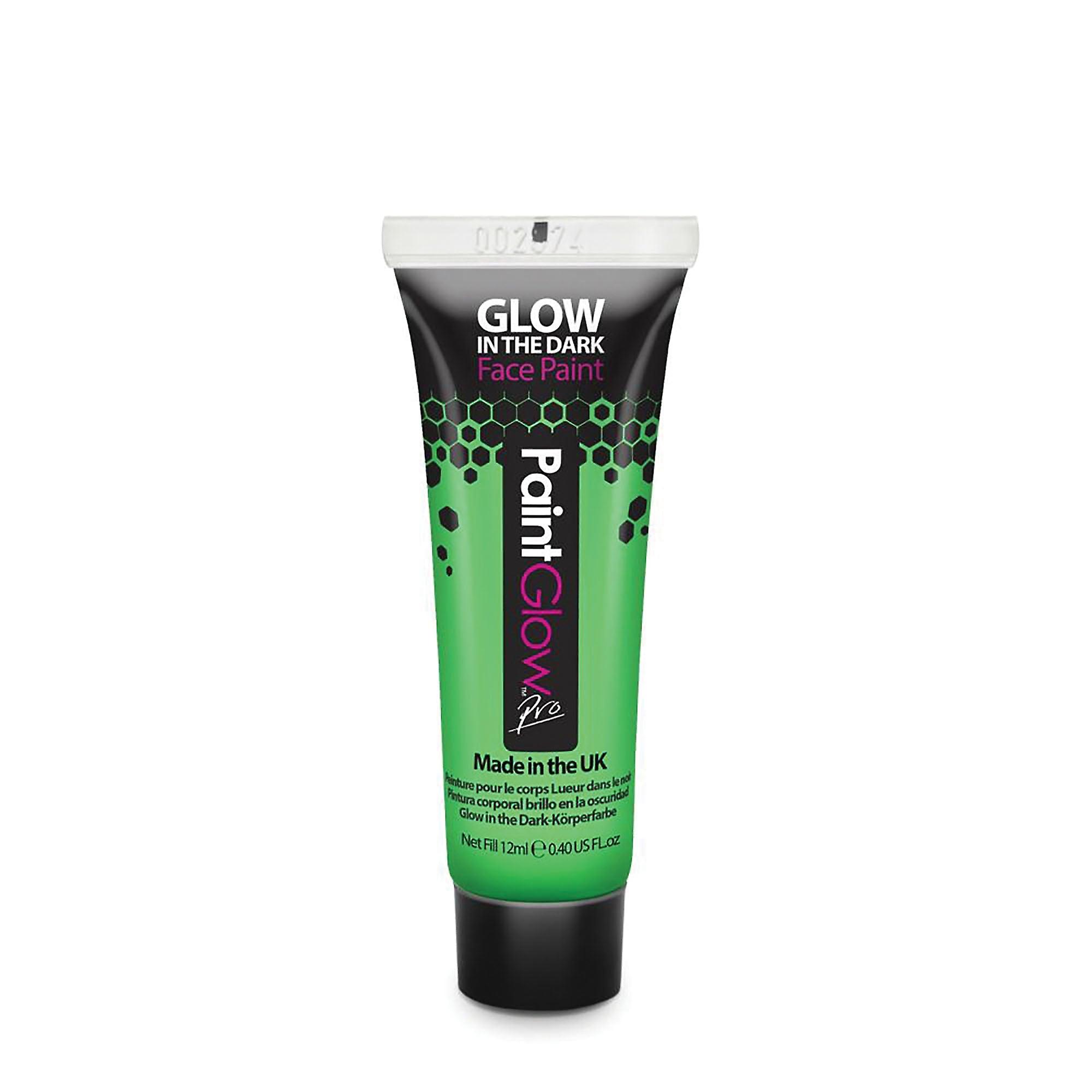 Glow In The Dark Body Paint Green 10ml Make Up Unisex Mu258