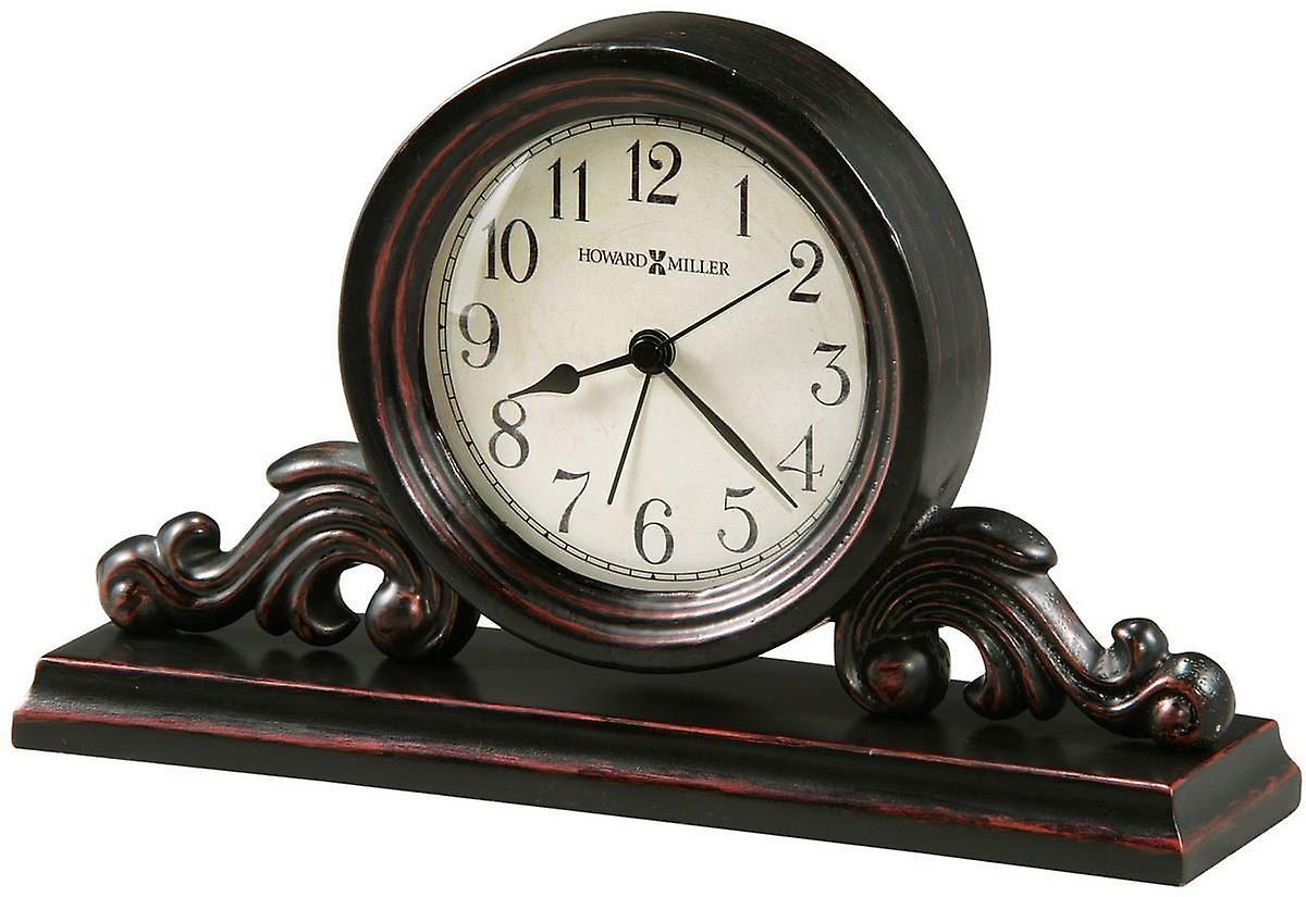 Howard Miller Bishop Tabletop Clock - Worn Black