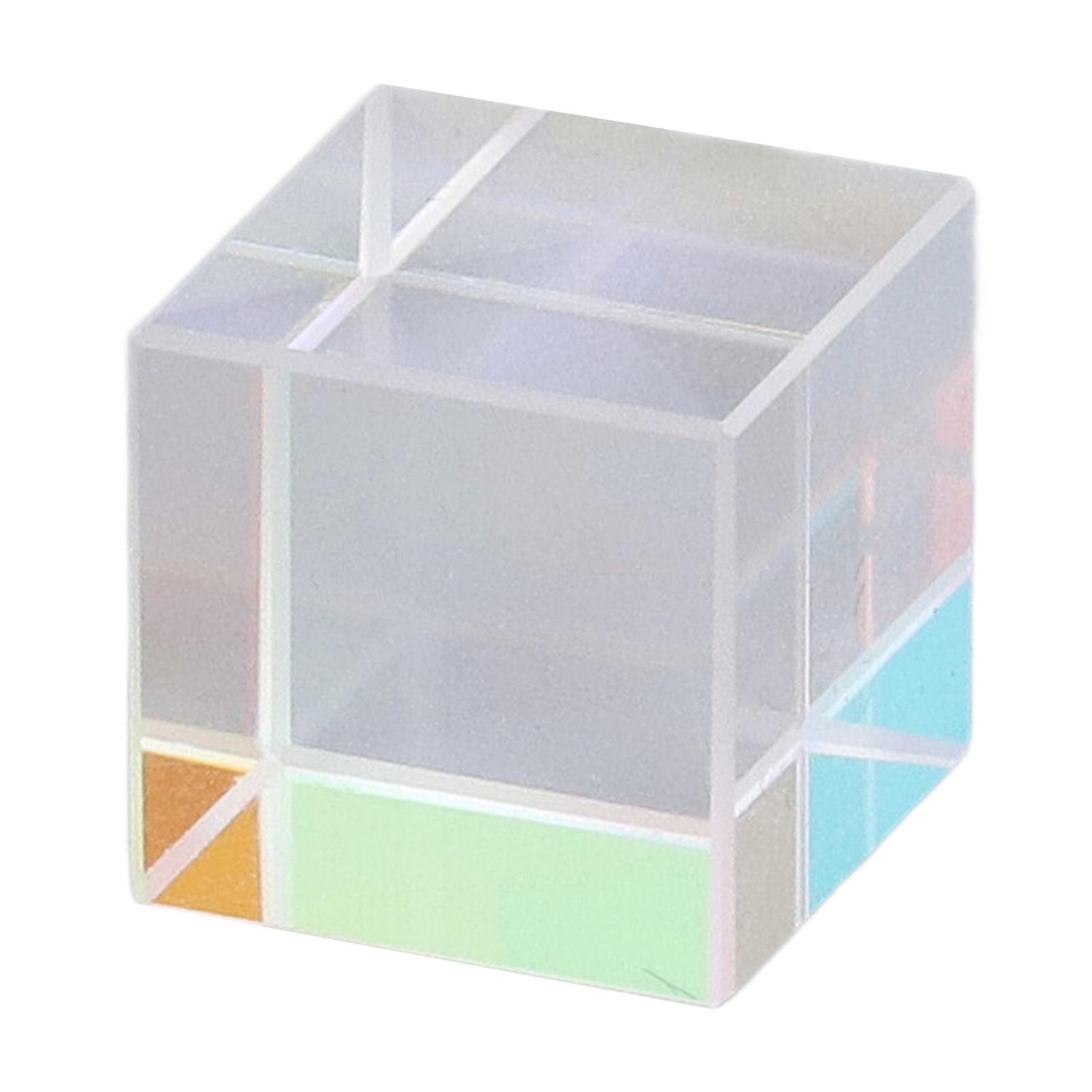 Dichroic Cube Prism 12.7mm Glass Optical K9 for Physics Research