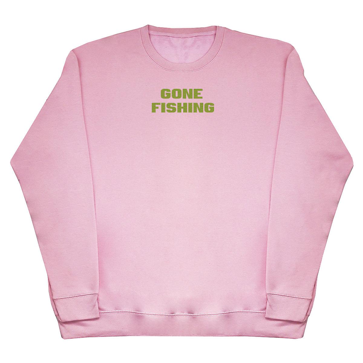 Gone Fishing - Kids Oversized Comfy Sweater
