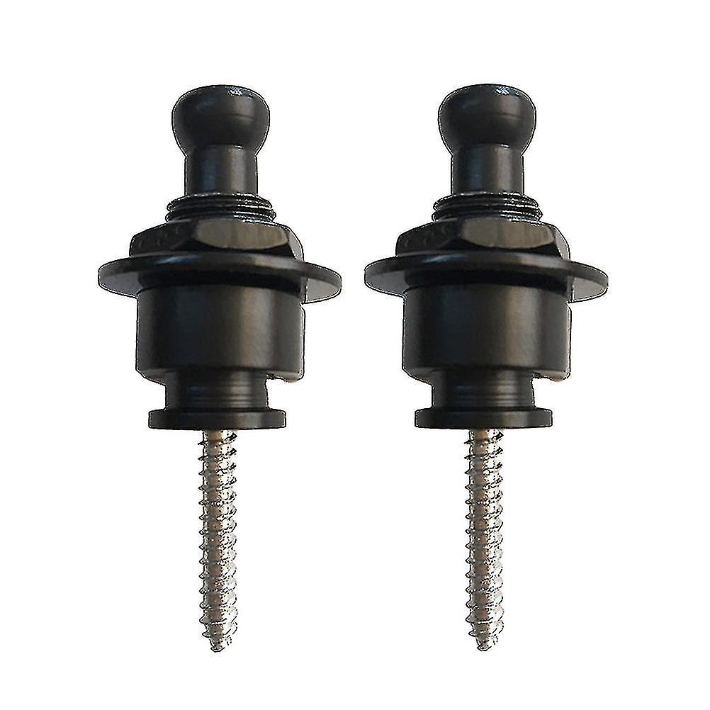 2pcs Guitar Strap Lock Portable Practical Strap Buckles Guitar Strap Lock Guitar Strap Button For Gu