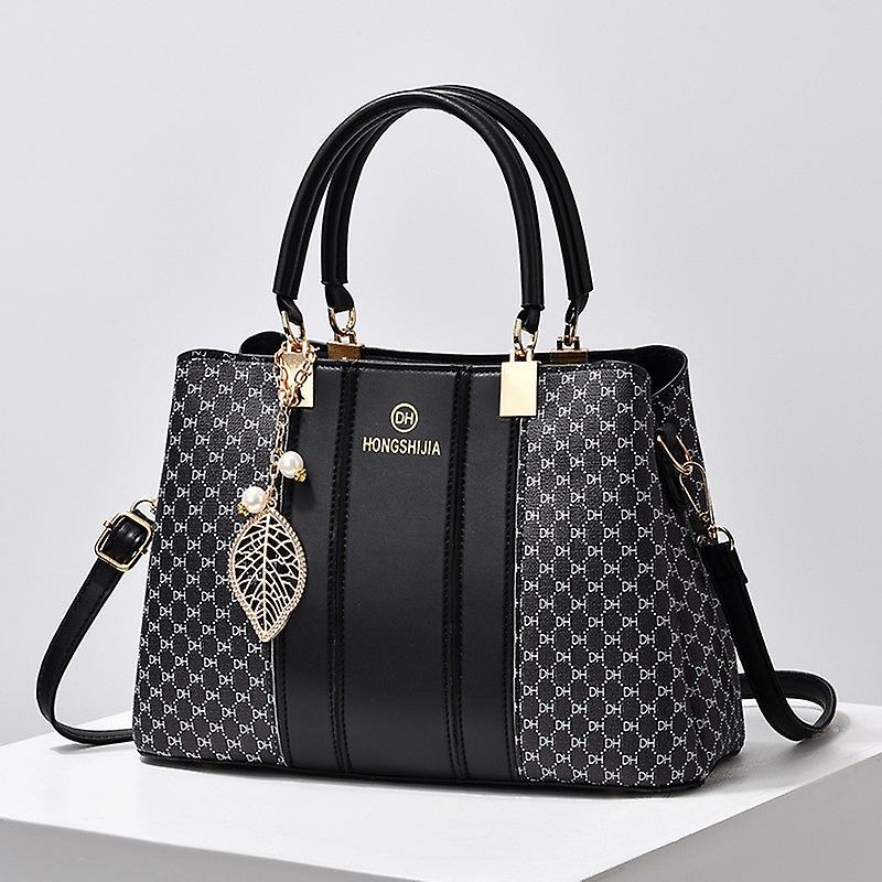 Bag Color Matching Large Capacity Portable Women's Bag Printing Personality Simple Shoulder Bag