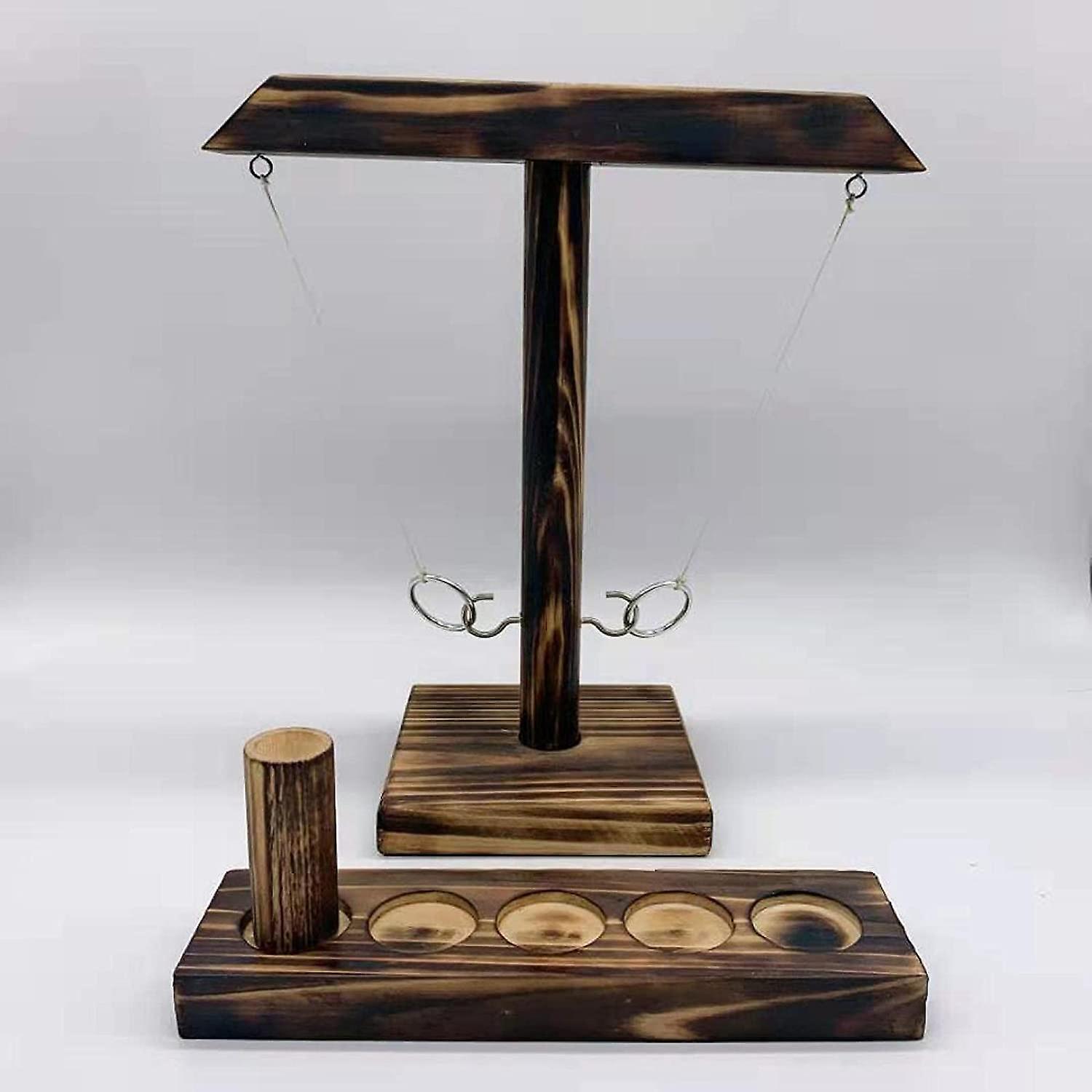 Ring Toss Games Handheld Board with Shot Ladder Bundle C