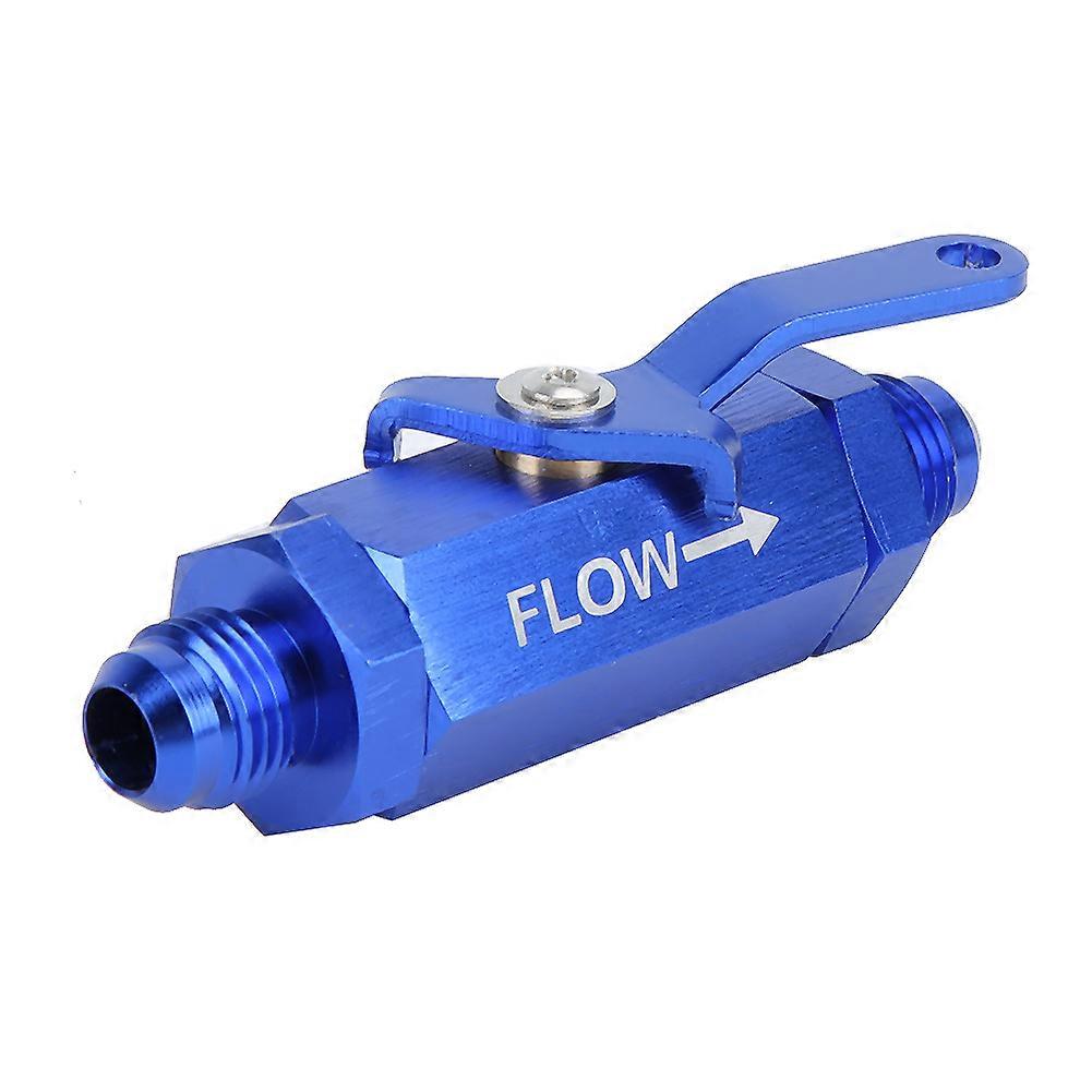 Car Shut Off Check Valve CNC Y972 -6AN for AN6 Fuel PipeBlue
