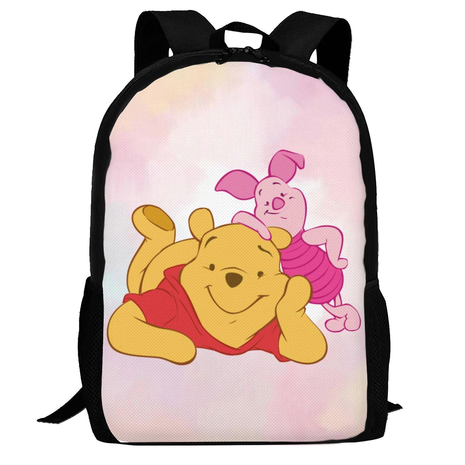 Winnie The Pooh Backpack,3d Print Laptop Backpack Lightweight Casual Daypack Bookbag Multi-Function Travel Backpack