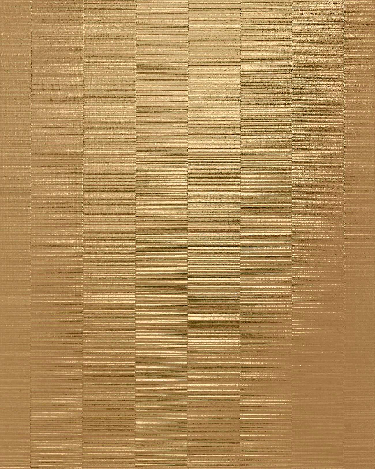 Wandpaneel Metalloptik WallFace 24962 NOTCH Gold Wandverkleidung geriffelt unifarben glänzend selbstklebend gold 2,6 m2
