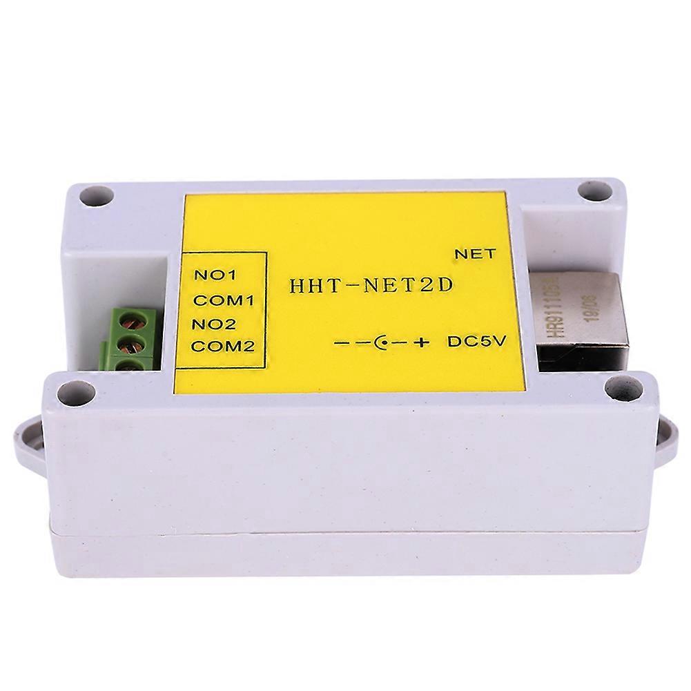IP-Netzwerk-Relais-Modul 2-Kanal-Fernbedienung für Smart-Home-Steuerung DC5V HHT NET2D