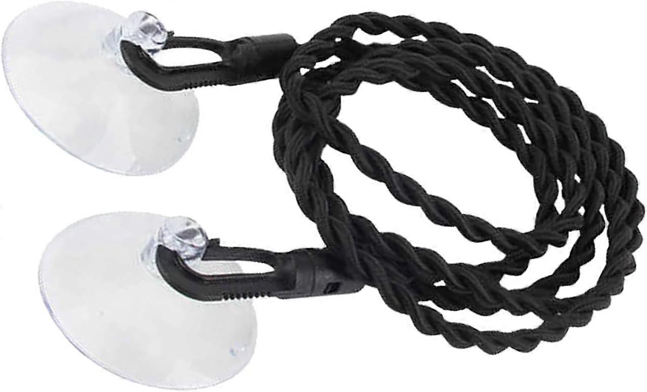 Ligne de lavage de vtements de voyage, corde linge lastique rglable avec crochets et attaches ventouse pour les voyages en plein air et le camping
