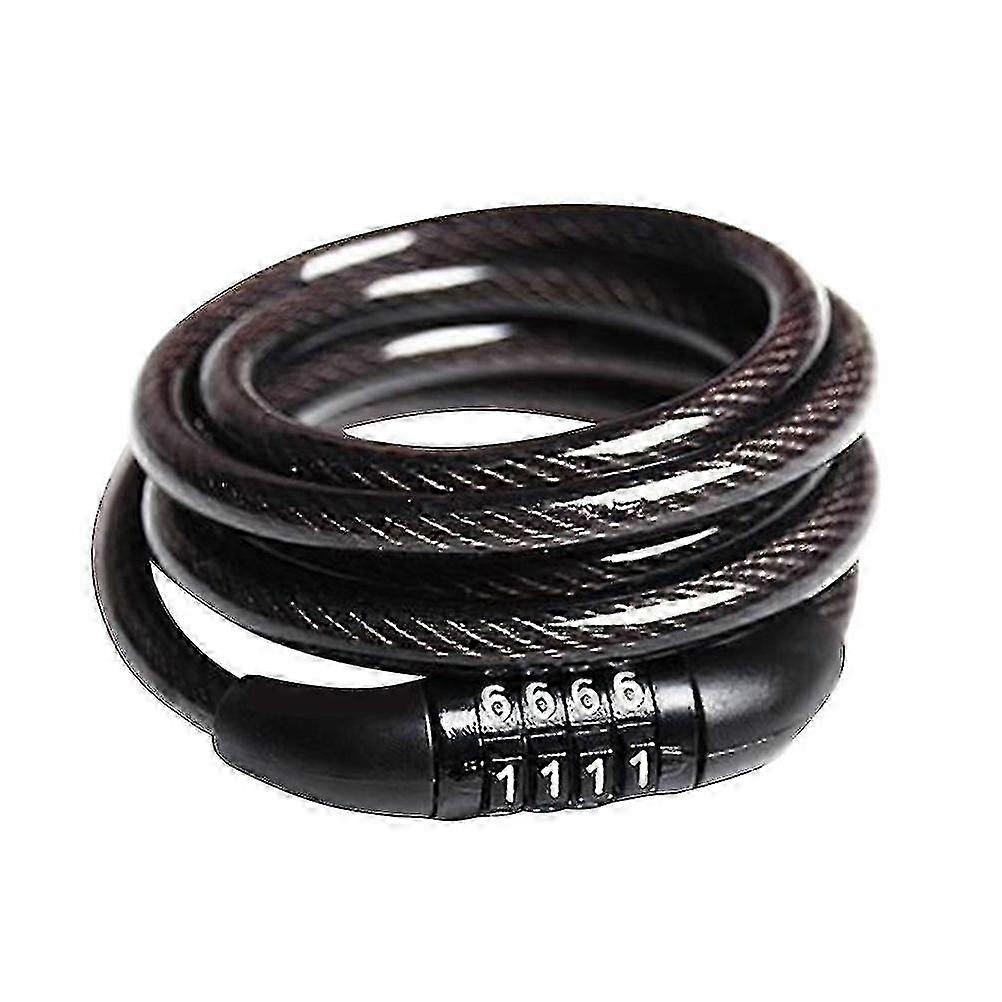 1pc Bicycle Lock Motorcycle Coded Scooter Cycling 4 Password Security_Feb